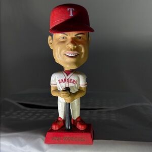 Rangers Bobblehead with Red Cap